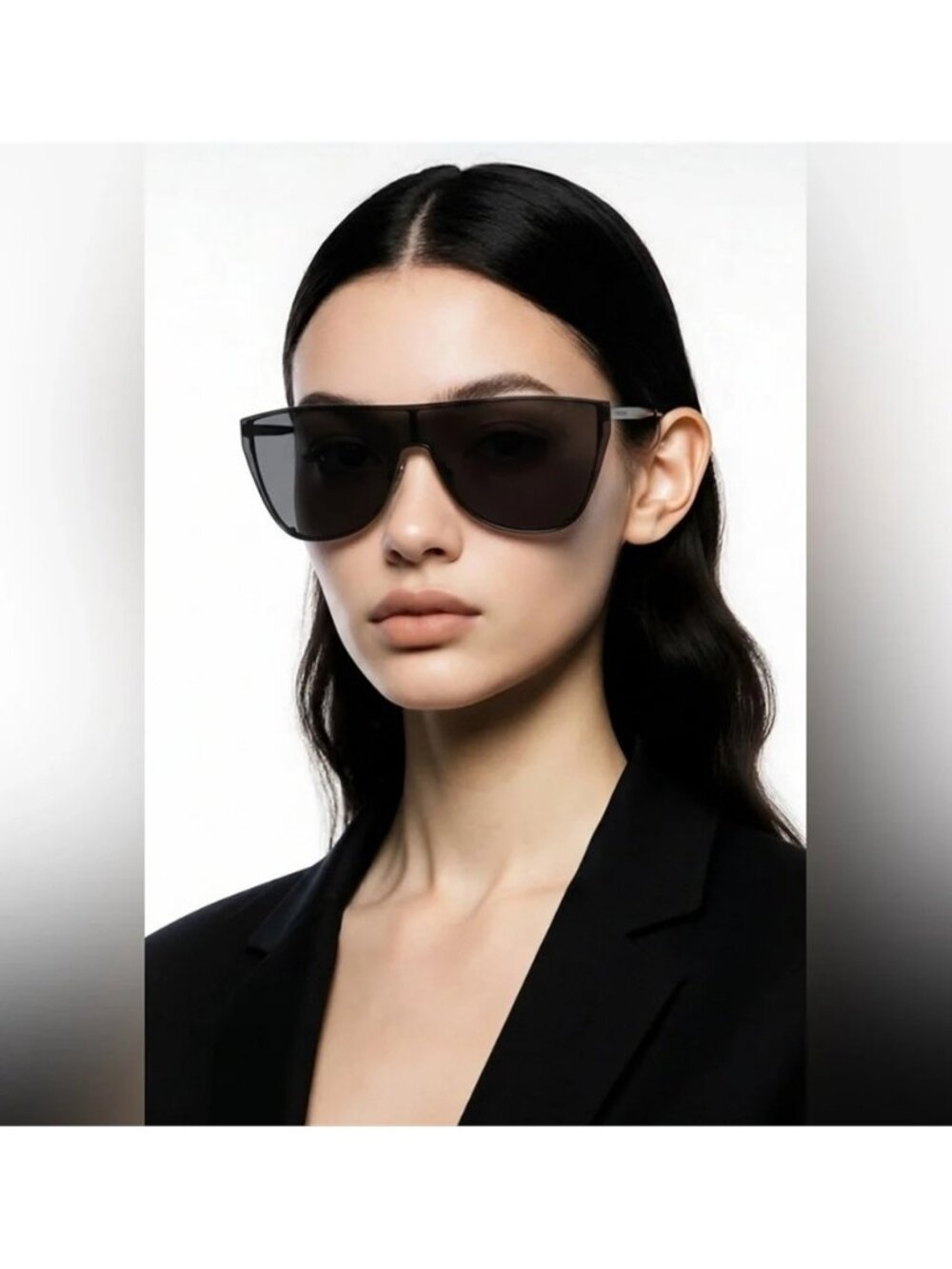 New Authentic SAINT LAURENTSL 1 Mask Sunglasses - Picture 5 of 11